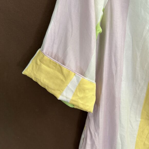 Catherine Ogust for Penthouse Gallery Signature Shirt Dress Womens Small? Pastel - Picture 3 of 7